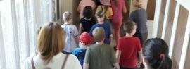 Die Kinder besuchten den Deutschen Volksverband in Subotica