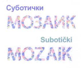 Die Zeitschrift Subotica - Mosaik